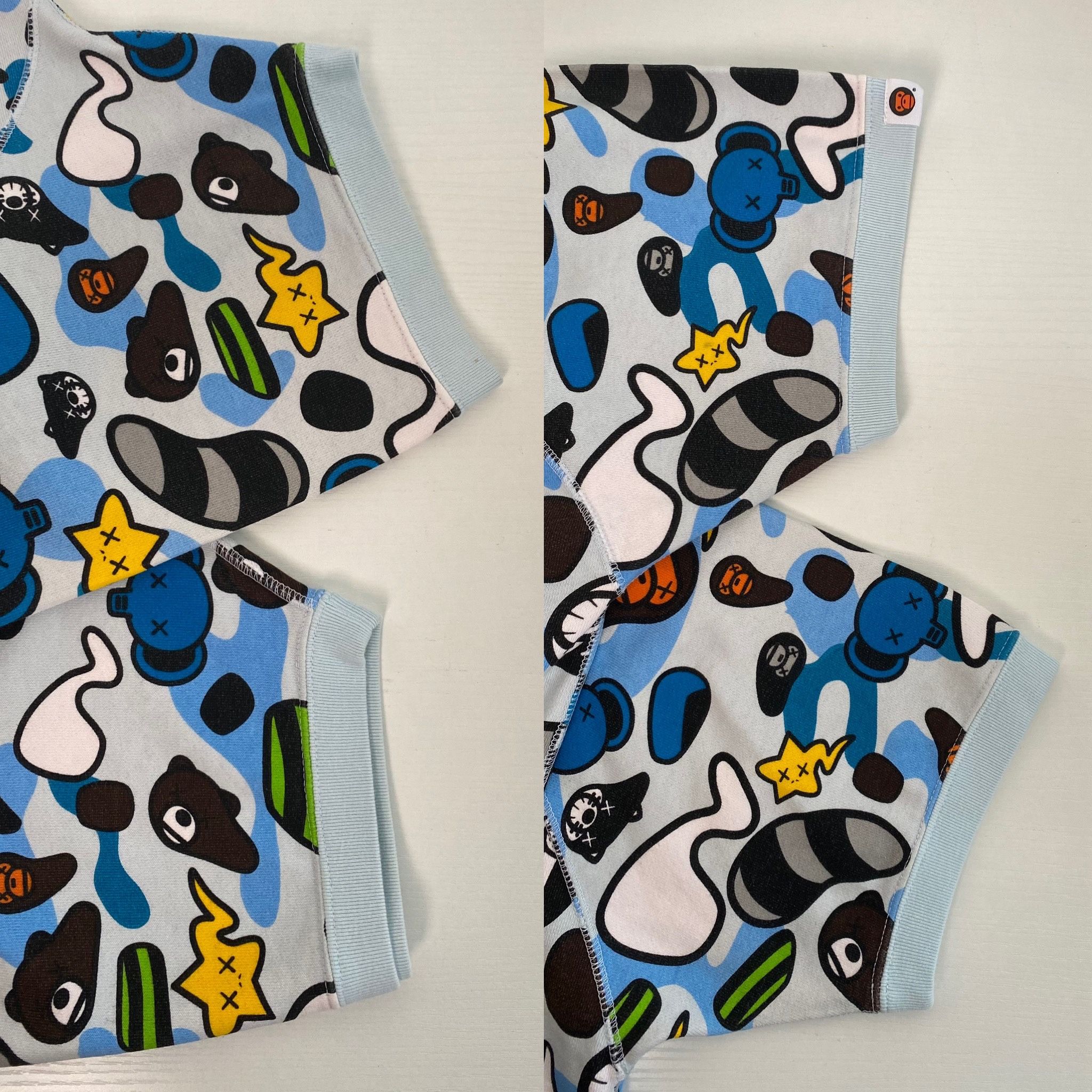 Vintage A Bathing Ape (Bape) Baby Milo x Kaws Men's XL Animal