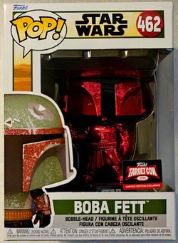 Funko Pop! Vinyl: Star Wars - Boba Fett (Red) (Chrome) - Target (T) (Exclusive)