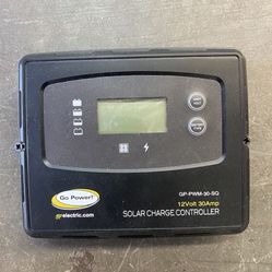 Go Power 30 Amp PWM Solar Controller