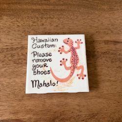 Hawaiian souvenir ceramic tile