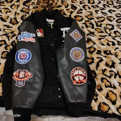 Mitchell & Ness Classic Leather Jacket 