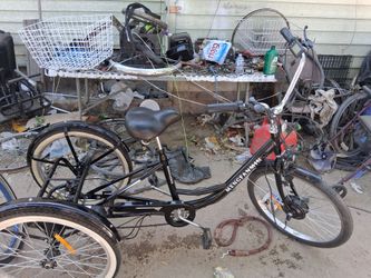 Electricit 3 wheeler,blk,24in
