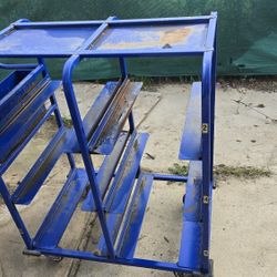 heavy duty metal cart I have two this sale is for 1 