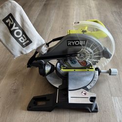 RYOBI 14 Amp Corded 10 in. Compound Miter Saw with LED Cutline Indicator