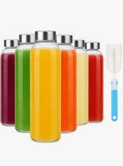 18oz Glass Bottles with Lids