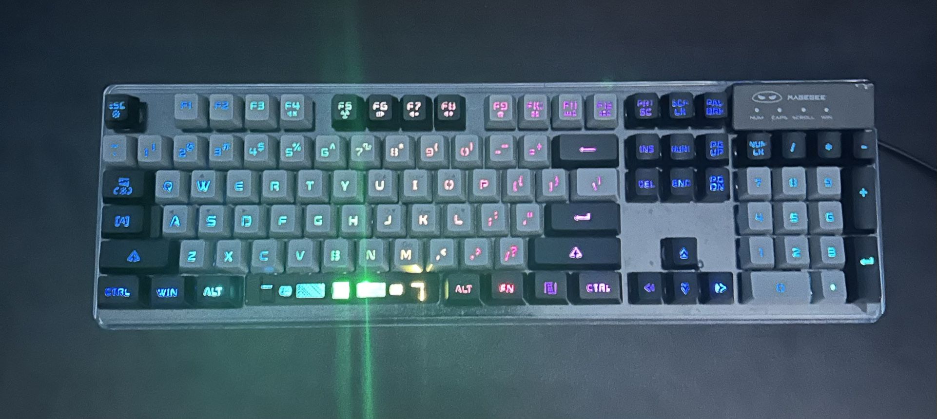 Glow Up Keyboard Missing Space Cap