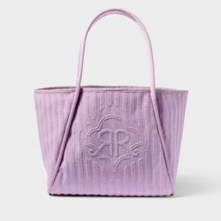 Stripped LARGE Lavender Beach TOTE ROLLER RABBIT X TARGET TERRY SOLD OUT VIRAL