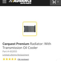 Chevy Radiator With Transmission Oil Cooler