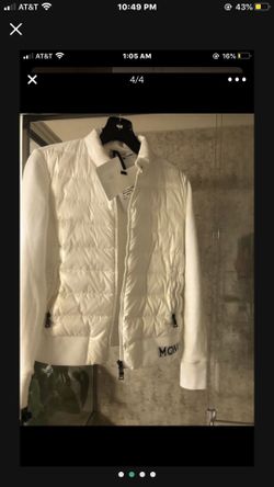 Monclear White Cardigan