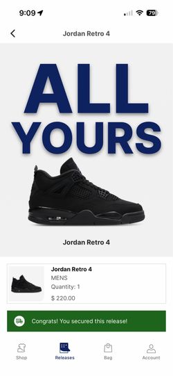 Jordan 4 black cat