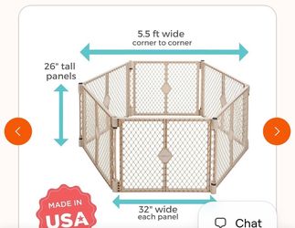 Eight panel play yard