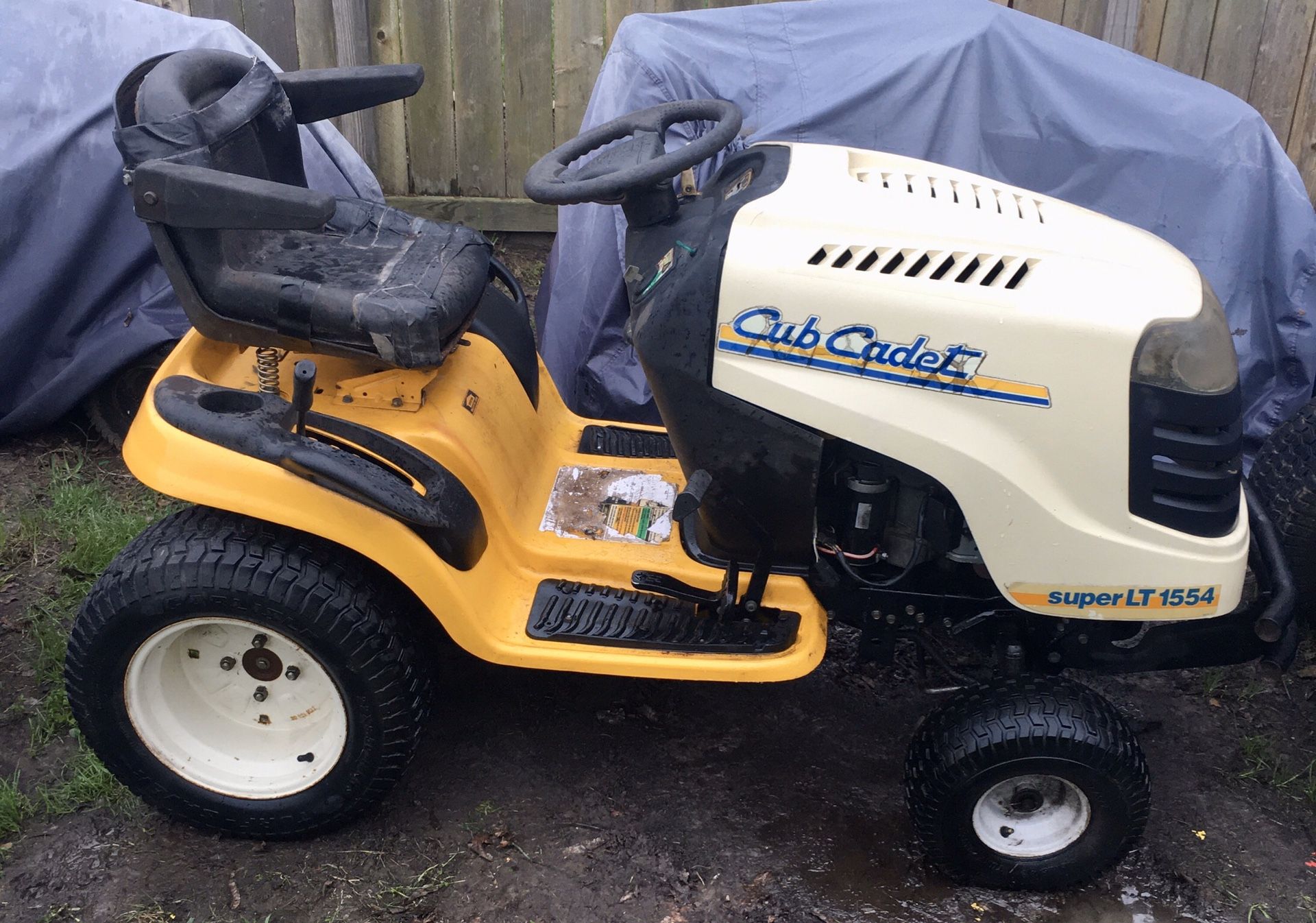 Cub Cadet Super LT1554 54" Riding Lawn Mower NO DECK Jersey Village