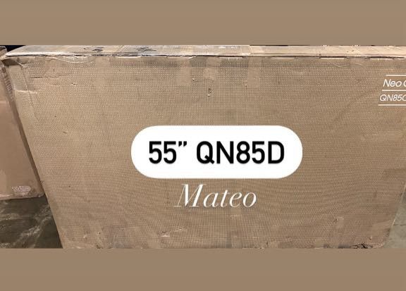SAMSUNG 55-Inch Class Neo QLED 4K QN85D Series Neo Quantum HDR, Dolby Atmos, Object Tracking Sound, Motion Xcelerator Turbo+, Gaming Hub, Smart TV wit