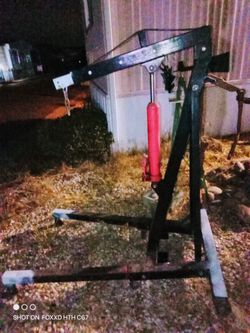 Portable Hydraulic Engine Hoist Cherry Picker