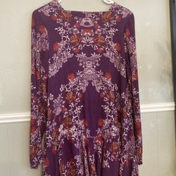 Women Free People Open Back Dress Medium 