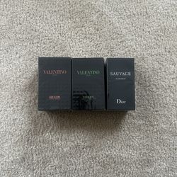 Valentino AND Dior cologne 