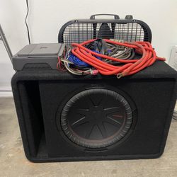 Subwoofer, Amp, and Install Parts 