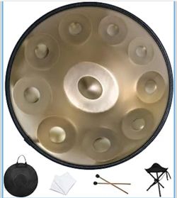 ❤️‍🔥 Handpan Drum 22 Inches D Minor Kurd