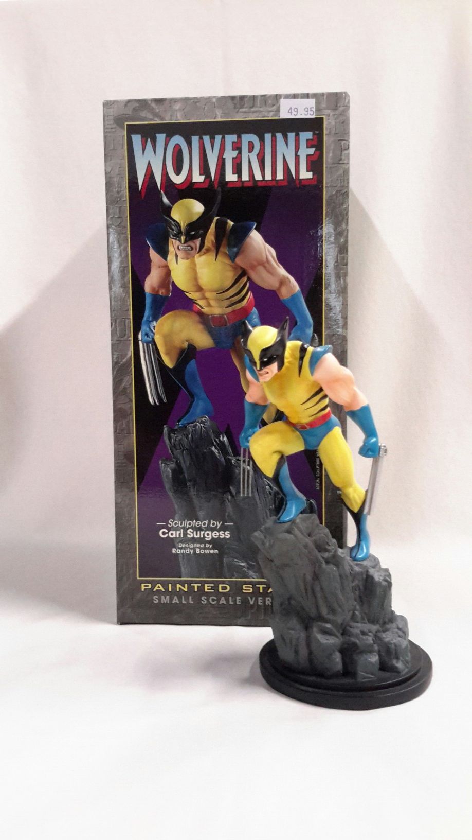 🔥MARVEL WOLVERINE SCULPTED BY CARL SURGESS (2001, BOWEN) LIMITED COMIC STATUE