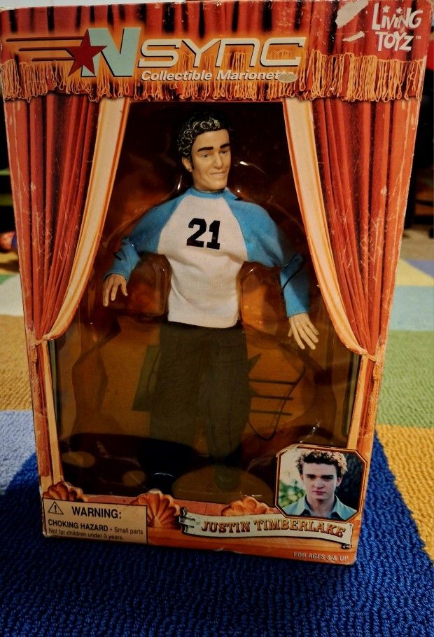 Vintage 2000 NSYNC Collectable Marrionett Toy
