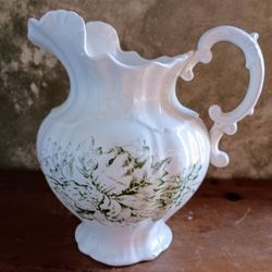 Antique Iron Stone Pitcher