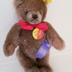 Vintage Steiff Teddy Bear 0202/26 with tags  Made In Austria 9 inch