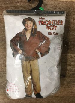 Boy Halloween costume frontier boy