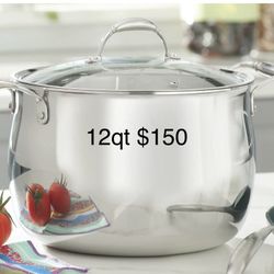 Olla De 12 Qt Tri Ply