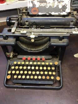 Vintage typewriter