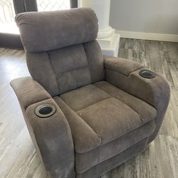 Recliner Loveseat And Couch All Electric Movie Lights