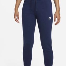 Nike Women's Small Sportswear Fleece Pants - Midnight Navy (BV4087-410)