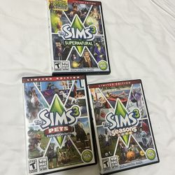 Sims 3 Expansion Packs ( Discs Only, Keys Have Been Redeemed)