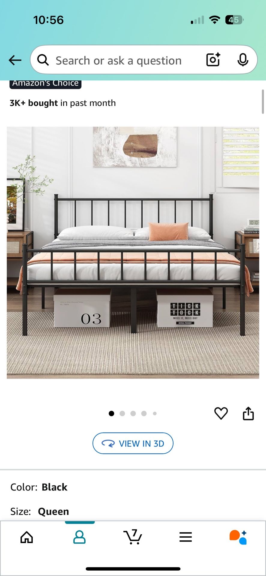 Queen Metal Bed Frame