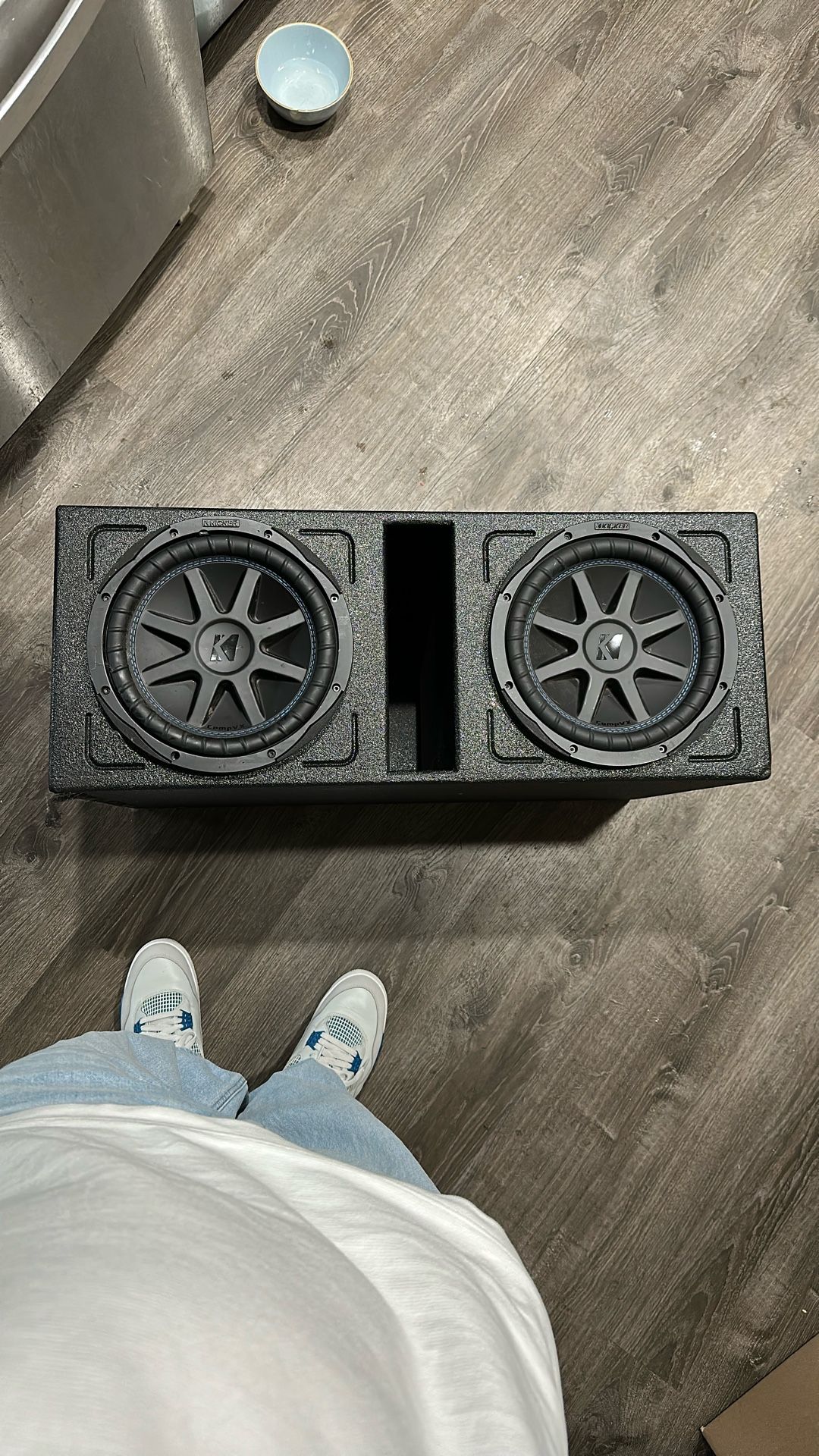 Kicker CompVX10” Speakers In Box