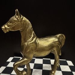 Whitewhale Antique Finish Horse Brass Showpiece Religious Sculpture Idol Decor