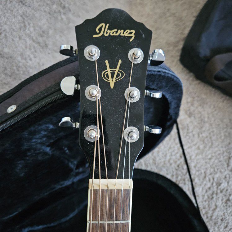 Ivanez Acoustic Guitar With Case