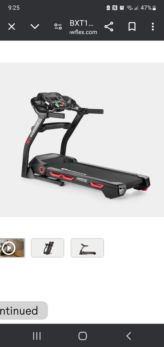 BowFlex BXT116 Treadmill