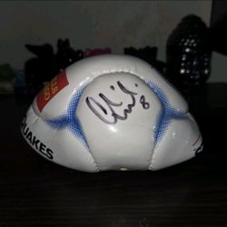 Chris Wondolowski Hand SIGNED San Jose Earthquakes Mini Ball AUTOGRAPH