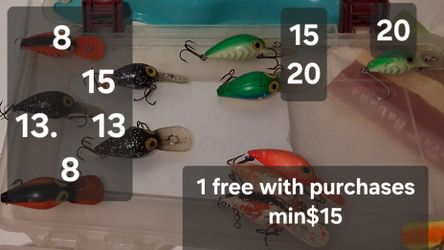 Authentic pre Rapala Wiggle Warts