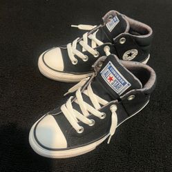 Black Converse Slip On Shoes Size 1 Brand New