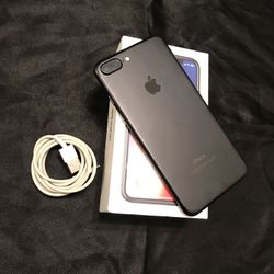 iPhone 7 Plus Black -128GB(Unlocked)All Carriers T-Mobile MetroPcs,Verizon Mexico 🇲🇽 Telcel AT&T!