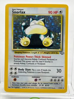 Pokémon TCG Jungle Snorlax 11/64 Holo English