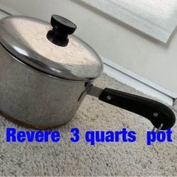 Revere  3 qts.  pot  -  $10