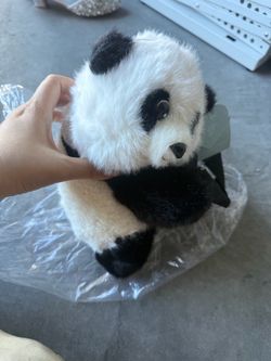 New Cute Panda Plush Backpack with Tags