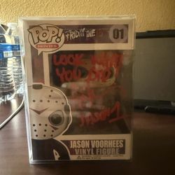 Jason VOORHEES Autograph Funko Pop