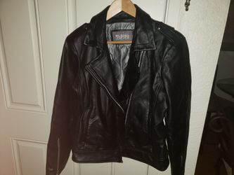 Wilson's Women's XL Leather Motorcycle Jacket W/ Chaps