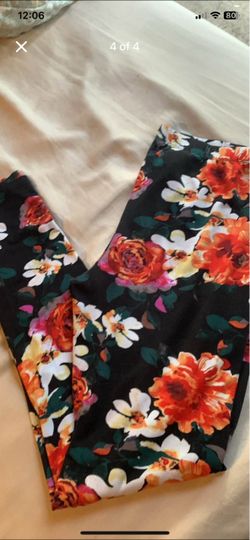 Floral Legging Pants Size M