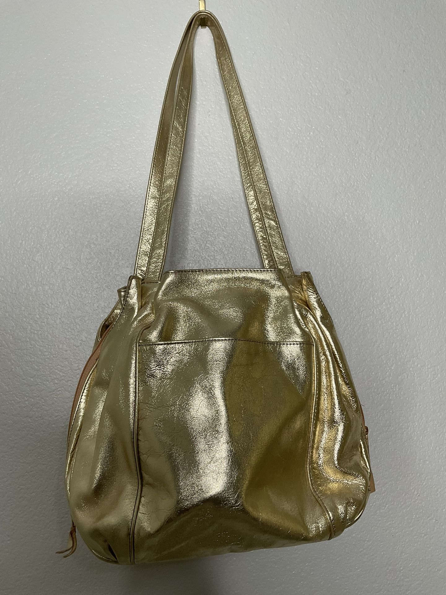 SAS Vintage Boho Metallic Gold Shoulder Bag Boho