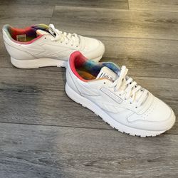 Reebok ALL TYPES OF LOVE White Sneakers  8.5 Men’s