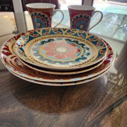 Bohemian Style Plate set 